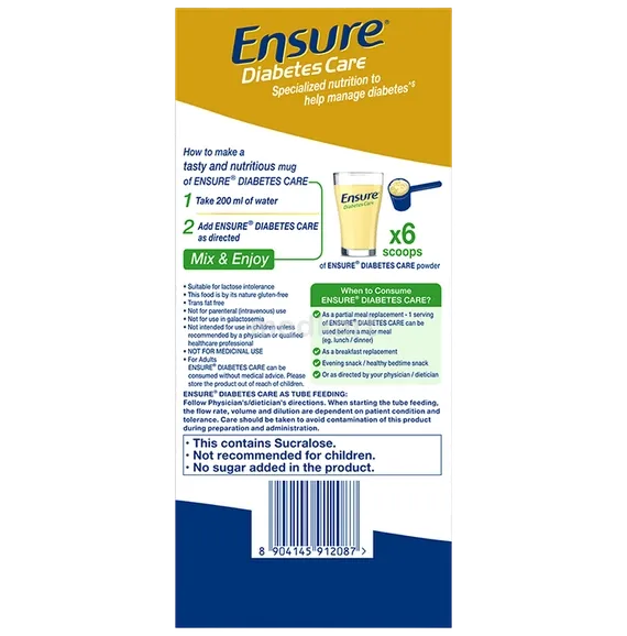 ensure diabetes vanilla 1 kg
